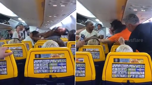 Kalesh On Flight! रयानएयर फ्लाइट में विंडो सीट के लिए यात्रियों में हुई मारपीट, वीडियो हुआ वायरल