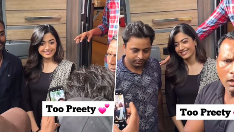 Rashmika Mandanna Shocking Phone Snatching Incident: रश्मिका मंदाना के हाथ से फैन ने झटका फोन, एक्ट्रेस ने नहीं खोया आपा (Watch Viral Video)&nbsp;