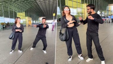 Tamannaah Bhatia Airport Dance Video: तमन्ना भाटिया ने पैपराजी के साथ मुंबई एयरपोर्ट पर किया जबरा डांस, Lust Stories 2 एक्ट्रेस का वीडियो हुआ वायरल (Watch Video)