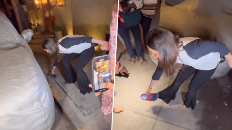 Alia Bhatt Viral Video: आलिया भट्ट ने सरल व्यक्तित्व से जीता यूजर्स का दिल, अपने हाथों से उठाई पैपाराजी की चप्पल (Watch Video)
