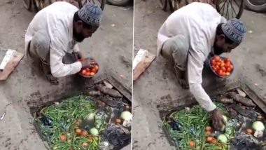 Viral Video: नाले के गंदे पानी से धोकर सब्जियों को बेचता नजर आया शख्स, एक बार फिर वायरल हुआ यह हैरान करने वाला वीडियो