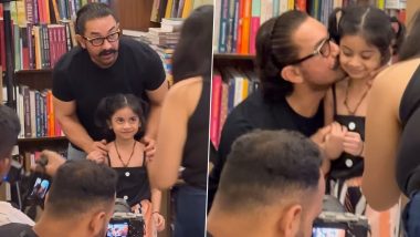 A Heartwarming Moment: जब अपने सबसे छोटे फैन से मिले Aamir Khan, दिल को छू लेने वाला वीडियो सोशल मीडिया पर हुआ वायरल (Watch Video)