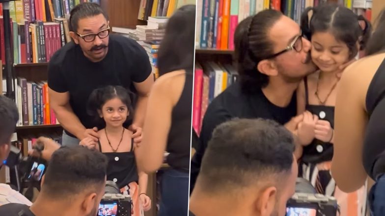 A Heartwarming Moment: जब अपने सबसे छोटे फैन से मिले Aamir Khan, दिल को छू लेने वाला वीडियो सोशल मीडिया पर हुआ वायरल (Watch Video)