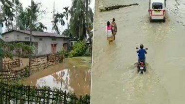 Video: असम के कई हिस्सों में बनी बाढ़ जैसी स्थिति, लगातार बढ़ रहा ब्रह्मपुत्र नदी में जल स्तर
