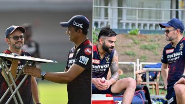 RCB Part Ways With Mike Hesson and Sanjay Bangar: रॉयल चैलेंजर्स बैंगलोर के एडमिनिस्ट्रेटशन में बड़ा बदलाव, क्रिकेट निदेशक माइक हेसन और मुख्य कोच संजय बांगर से तोड़ा नाता, एंडी फ्लावर बने नए कोच