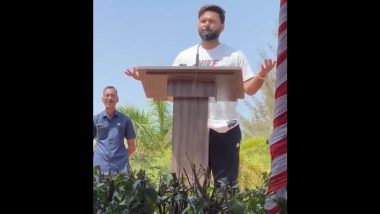 Rishabh Pant Inspiring Speech: क्रिकेट से दूर रहने के बाद ऋषभ पंत का बयान, कहा- एन्जॉयमेंट नहीं मिस करना लाइफ में यार, देखें वीडियो