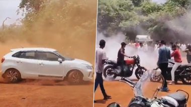 Racing in the Ananthagiri Hills Video: हैदराबाद की अनंतगिरी पहाड़ियों में रेसिंग, स्टंट करते युवकों का वीडियो वायरल, कार्रवाई की मांग