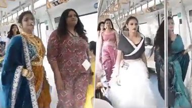 Fashion Show in Moving Metro: नागपुर में चलती मेट्रो में महिलाओं ने किया फैशन शो, वीडियो वायरल