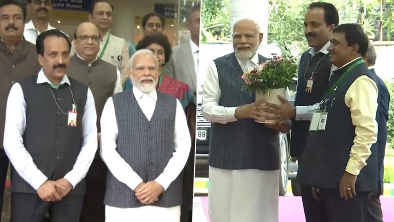 Video: इसरो प्रमुख एस सोमनाथ, अन्य वैज्ञानिको से पीएम मोदी ने की मुलाकात, चंद्रयान की सफल लैंडिंग के लिए दी बधाई