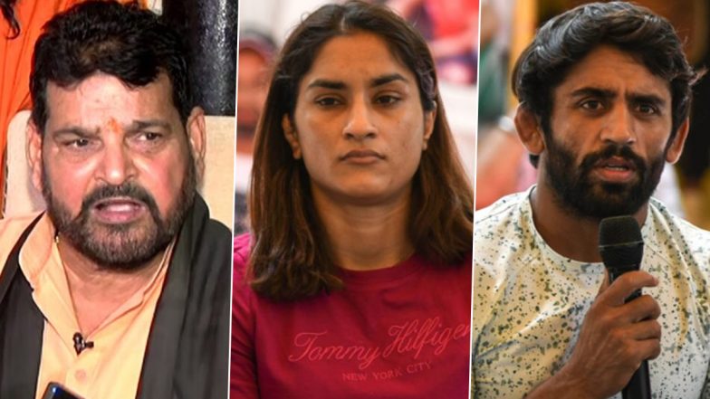 Wrestling: बृजभूषण शरण सिंह और प्रदर्शनकारी पहलवानों ने डब्ल्यूएफआई के निलंबन के लिए एक दूसरे पर लगाया आरोप