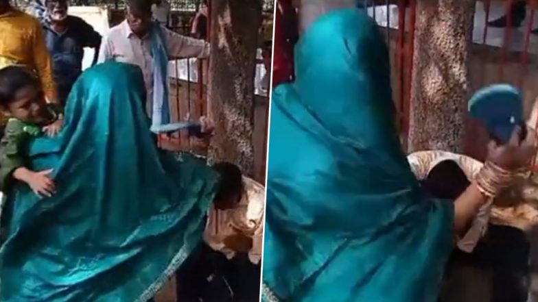 Woman Thrashed Man With Slippers: बच्चे को दूध पिला रही महिला के साथ छेड़छाड़ कर रहा था शख्स, हुई चप्पल से पिटाई