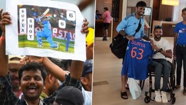 IND vs WI: वेस्टइंडीज के खिलाफ मैच जीतने के बाद सूर्यकुमार यादव ने प्रशंसकों को दिया ऑटोग्राफ, देखें वीडियो