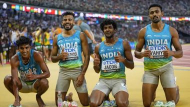 World Championship: भारतीय पुरूष चार गुणा 400 मीटर रिले टीम पांचवें स्थान पर रही