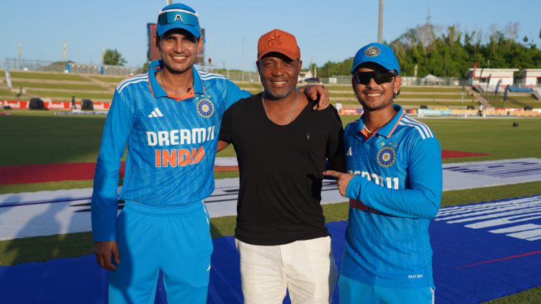 IND vs WI: ब्रायन लारा के साथ दिखे शुभमन गिल और ईशान किशन, BCCI ने साझा की तस्वीर