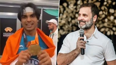 Neeraj Chopra Wins Gold Medal: मल्लिकार्जुन खड़गे व राहुल गांधी ने स्वर्ण पदक के लिए नीरज चोपड़ा को दी बधाई