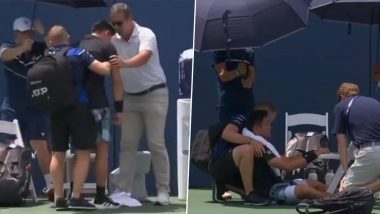 Chinese Tennis Player Collapses on Court, Citi Open 2023: वाशिंगटन में चल रहे सिटी ओपन मैच के दौरान कोर्ट पर ही गिरा चीनी टेनिस खिलाड़ी यिबिंग वू, देखें वीडियो