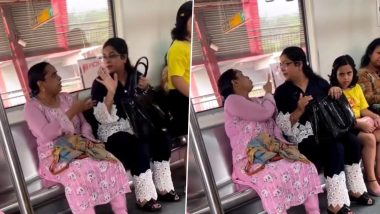 Delhi Metro Viral Video: दिल्ली मेट्रो में सीट को लेकर दो महिलाओं में लड़ाई, देखें वीडियो