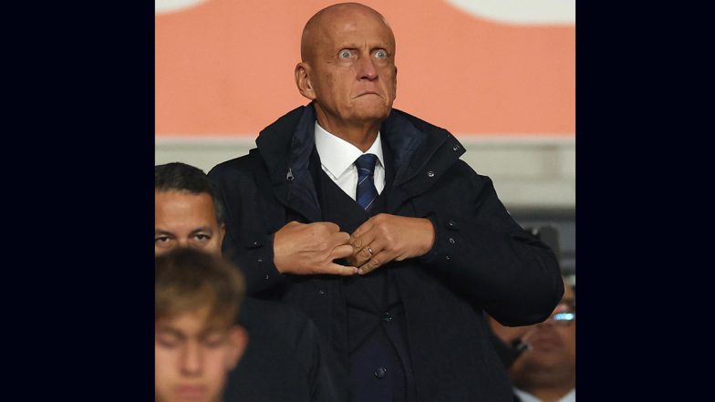 Pierluigi Collina Attends FIFA Women's WC 2023 Semi-Final: पूर्व&nbsp;इटालियन फुटबॉल रेफरी पियरलुइगी कोलिना देखने&nbsp;पहुंचे स्पेन बनाम स्वीडन फीफा महिला विश्व कप सेमीफाइनल मैच, देखें Photo