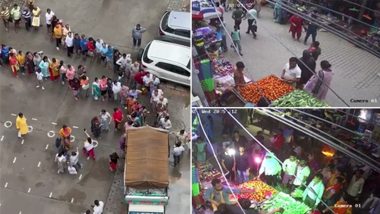 Long Queue To Buy Tomatoes In Ghaziabad: गाजियाबाद की सोसाइटी में टमाटर खरीदने के लिए लगी लंबी लाइन, दूसरी ओर हुई मारपीट