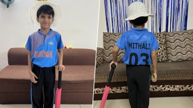 Mithali Raj Reacts To Fan: मिताली राज की जर्सी में स्कूल इवेंट के लिए पहुंची उनकी सबसे छोटी फैन, पूर्व स्टार क्रिकेटर ने ट्वीट पर दी शुभकामनाएं, देखें Tweet