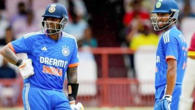 IND vs WI 3rd T20 2023: सूर्यकुमार यादव, तिलक वर्मा की मदद से भारत ने वेस्टइंडीज को 7 विकेट से हराया, 2-1 श्रृंखला में अपनी हैसियत रखी बरकरार