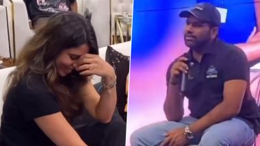 Rohit Sharma Video: पाकिस्तान में अच्छा गेंदबाज़ कौन है सवाल पर रोहित शर्मा का बयान, कहा- सब अच्छे हैं, मैं किसी का नाम नहीं लूंगा, पत्नी रितिका लगी हसने