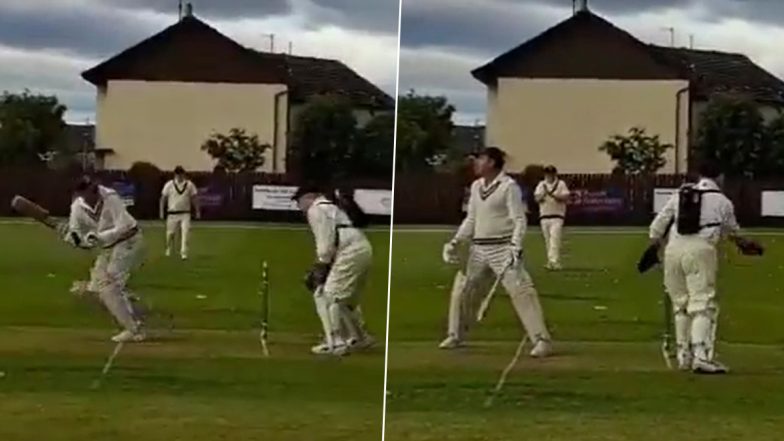 83-Year-Old Alex Steele Plays  Cricket With Oxygen: 83 वर्षीय पूर्व स्कॉटिश खिलाड़ी एलेक्स स्टील ने अपनी पीठ पर ऑक्सीजन सिलेंडर बांधकर खेले क्रिकेट, देखें वायरल वीडियो