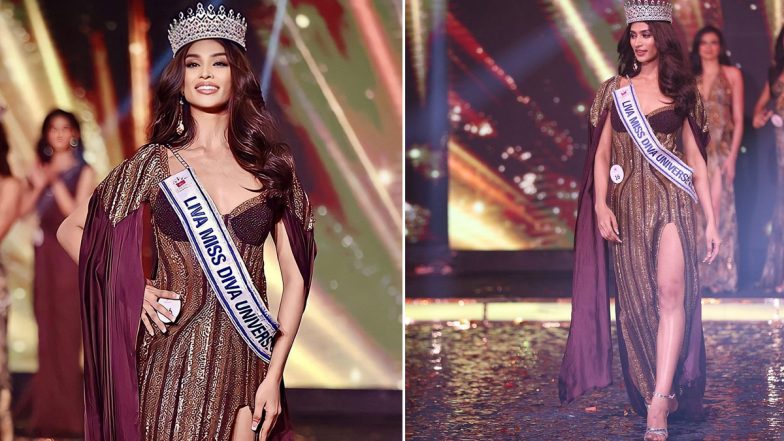 Miss Diva Universe 2023: चंडीगढ़ की Shweta Sharda ने जीती&nbsp;मिस दिवा यूनिवर्स&nbsp;का खिताब, देखें मंच पर उनके&nbsp;खुबसूरत पल का वीडियो