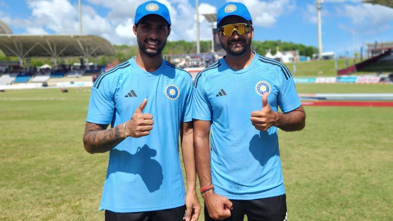 IND vs WI 1st T20 Live Score Update: टीम इंडिया के लिए तिलक वर्मा और मुकेश कुमार ने किया टी20 इंटरनेशनल डेब्यू