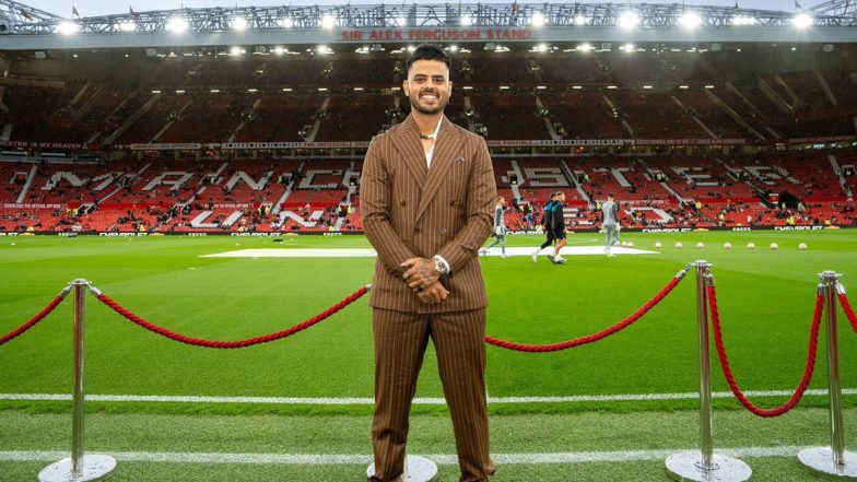 Nitish Rana Attends Premier League Match: ओल्ड ट्रैफर्ड में प्रीमियर लीग के मैनचेस्टर यूनाइटेड बनाम वॉल्व्स मैच देखने पहुंचे KKR स्टार नितीश राणा, देखें तस्वीर