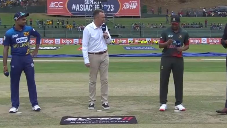 Asia Cup 2023, SL vs BAN Super 4 Live Toss Updates: बांग्लादेश के कप्तान शाकिब अल हसन ने टॉस जीतकर पहले गेंदबाजी का किया फैसला, देखें दोनों टीमों का प्लेइंग इलेवन