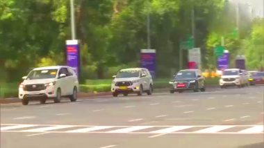 G20 Summit: दिल्ली ट्रैफिक पुलिस ने जी20 शिखर सम्मेलन के लिए फुल ड्रेस कारकेड रिहर्सल किया, देखें VIDEO