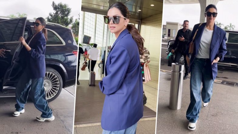 Deepika Padukone न्यू लुक में एयरपोर्ट पर आईं नजर, यूजर्स ने किया रिएक्ट (Watch Video)