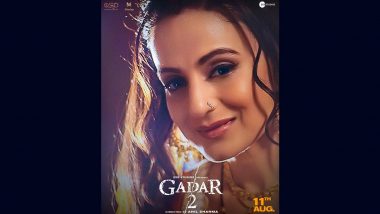 Gadar 2: 'गदर 2' से 'सकीना' का पोस्टर आया सामने, साधरण लुक से Ameesha Patel ने जीता फैंस का दिल (View Pic)