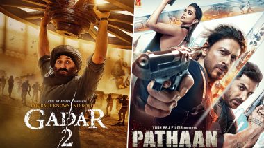 Top 5 Bollywood Films Ruled the Box Office this Year: शाहरुख खान की 'पठान' से लेकर सनी देओल की 'गदर 2' जैसी इन 5 फिल्मों का इस साल बॉक्स ऑफिस पर दिखा दबदबा!