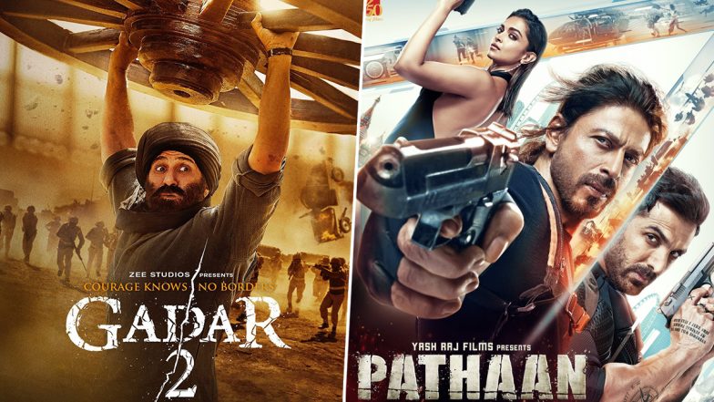 Top 5 Bollywood Films Ruled the Box Office this Year: शाहरुख खान की 'पठान' से लेकर सनी देओल की 'गदर 2' जैसी इन 5 फिल्मों का इस साल बॉक्स ऑफिस पर दिखा दबदबा!