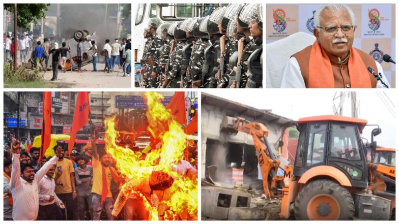 Haryana Nuh Violence: नूंह में बुलडोजर एक्शन, 200 से ज्यादा गिरफ्तारियां, हिंसा के बाद एक्शन में हरियाणा सरकार