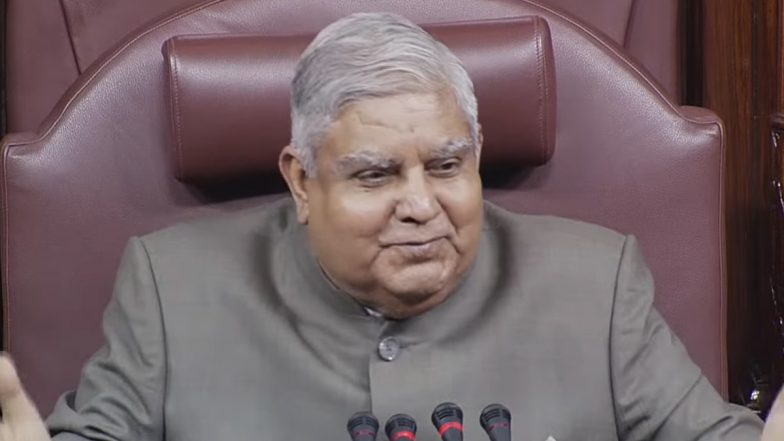 कमजोर स्थिति में रहकर आप शांति लागू नहीं कर सकते: धनखड़