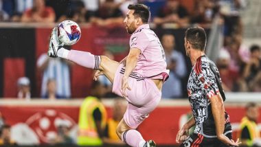 Lionel Messi Goal Video: एमएलएस डेब्यू पर अर्जेंटीना स्टार लियोनेल मेसी ने एनवाई रेड बुल्स के खिलाफ गोल कर के 2-0 से दिलाई जीत, देखें वीडियो