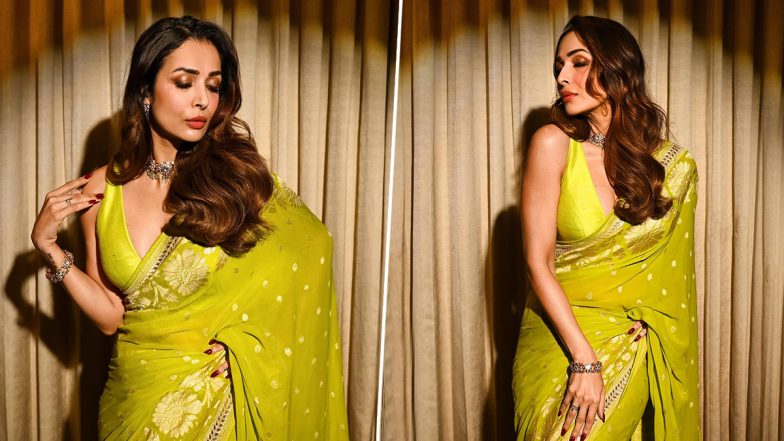Malaika Arora ने देसी अवतार में दिए पोज, एक्ट्रेस की दिलकश अदाएं देख घायल हुए यूजर्स (View Pics)