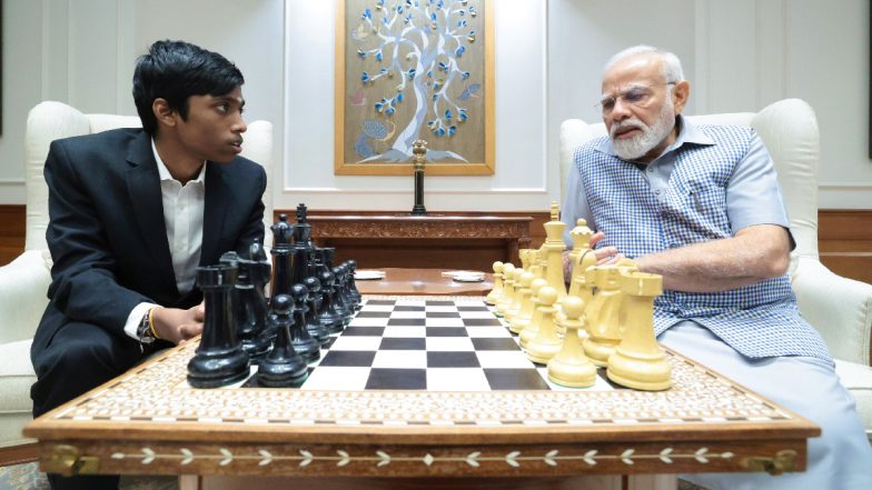 Proud of You! भारतीय शतरंज ग्रैंडमास्टर प्रज्ञानंद ने PM मोदी से की मुलाकात, प्रधानमंत्री ने कहा- आप पर गर्व है