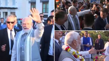 PM Modi Welcome Video: दक्षिण अफ्रीका की यात्रा ख़त्म कर पीएम मोदी पहुंचे एथेंस, भारतीयों ने मोदी-मोदी के जय-जयकार के साथ किया स्वागत