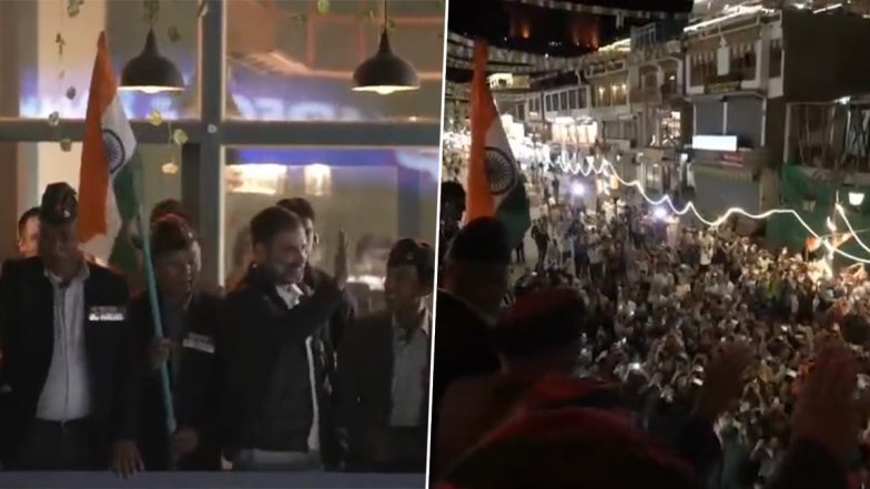 Bharat Mata Ki Jai: लद्दाख दौरे पर राहुल गांधी, लेह में सेना के दिग्गजों से मुलाकात के दौरान लगे भारत-माता की जय के नारे- VIDEO