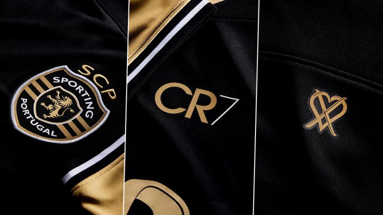 Sporting CP Pay Tribute to Cristiano Ronaldo: स्पोर्टिंग सीपी ने आगामी सीज़न के लिए 'सीआर7' स्पेशल थीम वाली तीसरी किट के साथ क्रिस्टियानो रोनाल्डो को दी ट्रिब्यूट, देखें तस्वीरें और वीडियो