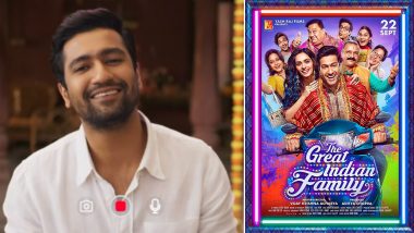 The Great Indian Family: Vicky Kaushal ने अपनी आगामी फैमिली एंटरटेनर फिल्म 'द ग्रेट इंडियन फैमिली' का किया ऐलान, 22 सितंबर को सिनेमाघरों में होगी रिलीज (Watch Video)
