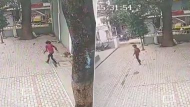 VIDEO: कर्नाटक की दावणगेरे जेल की 40 फीट ऊंची दीवार फांदकर भागा रेप आरोपी, CCTV में कैद