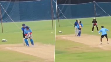 Kohli- Jadeja Batting Video: एशिया कप से पहले भारत के ट्रेनिंग कैंप में विराट कोहली- रवींद्र जडेजा ने एक साथ की बल्लेबाजी, देखें वायरल वीडियो