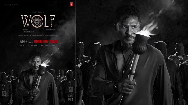 Wolf: Prabhu Deva की आगामी फिल्म 'वोल्फ' का टीजर कल होगा रिलीज, एक्टर अपनी 60वीं फिल्म के साथ मचाएंगे धमाका (View Pic)