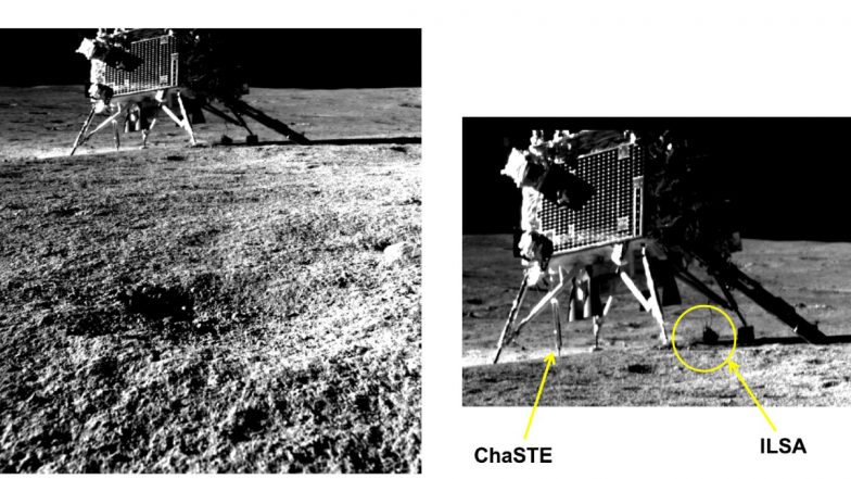 Photography On Moon: चांद पर फोटोग्राफी! चंद्रयान-3 के प्रज्ञान रोवर ने क्लिक की विक्रम लैंडर की फोटो