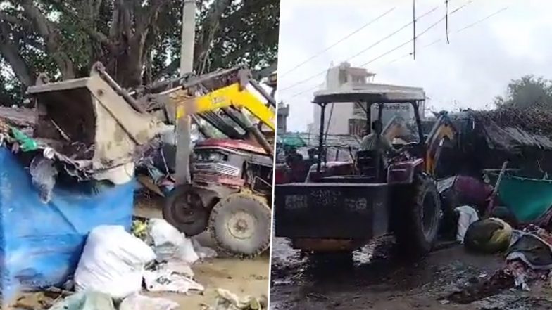 Haryana: नूंह हिंसा के बाद रोहिंग्याओं की अवैध झुग्गियों पर चला बुलडोजर; जांच में सामने आया कनेक्शन